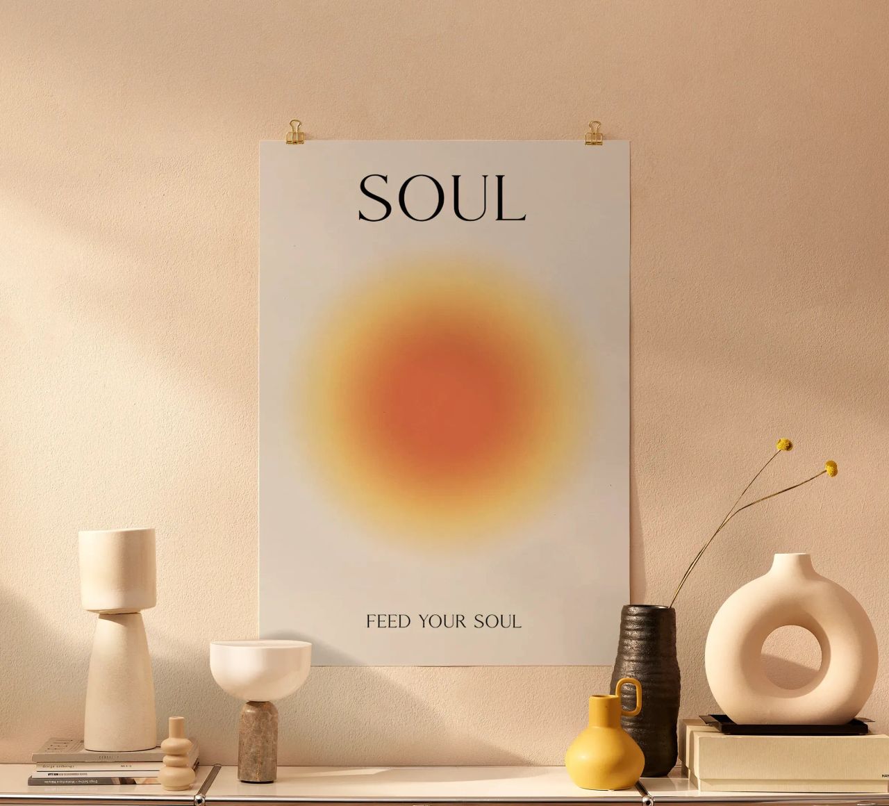 Positive Aura Seele Hahnemühle von Birgitpopshop