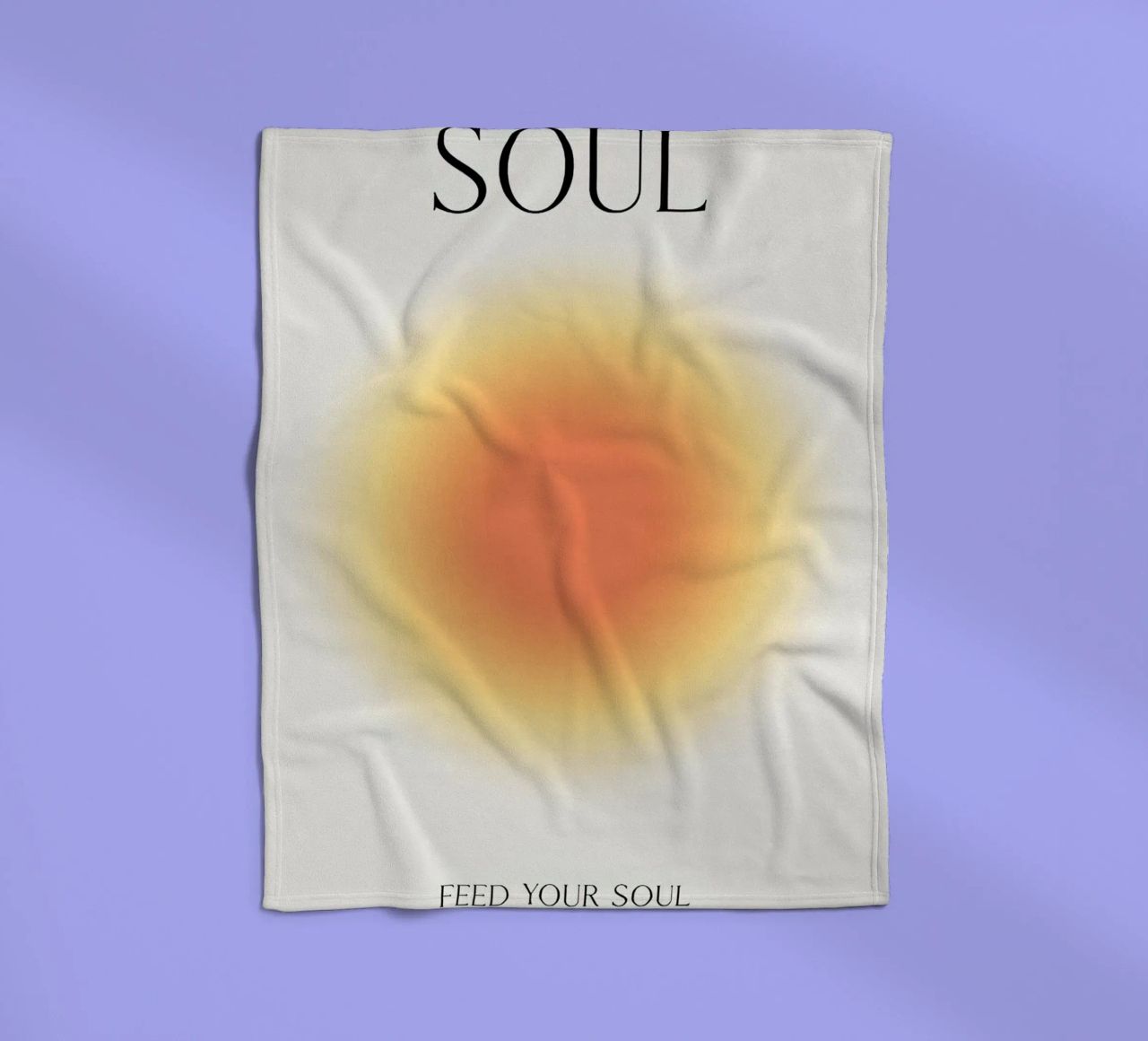 Positive Aura Seele Fleecedecke von Birgitpopshop