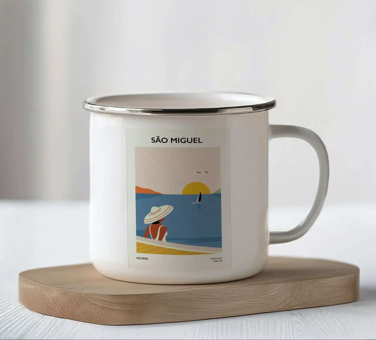 São Miguel II tazza in smalto da Pure