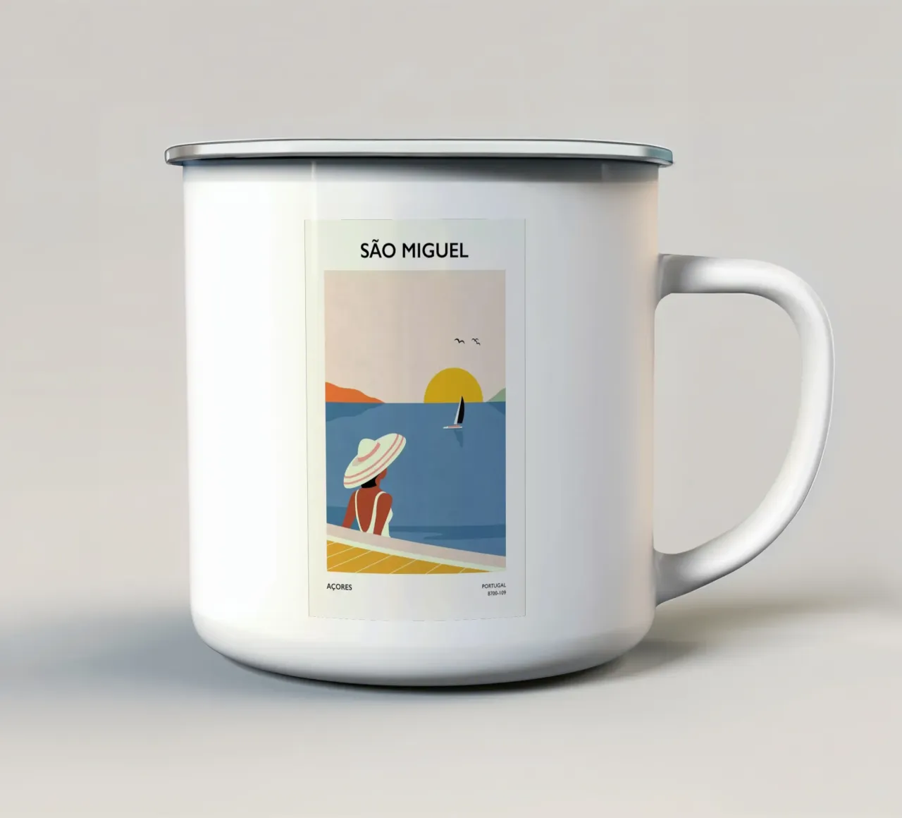 São Miguel II tazza in smalto da Pure