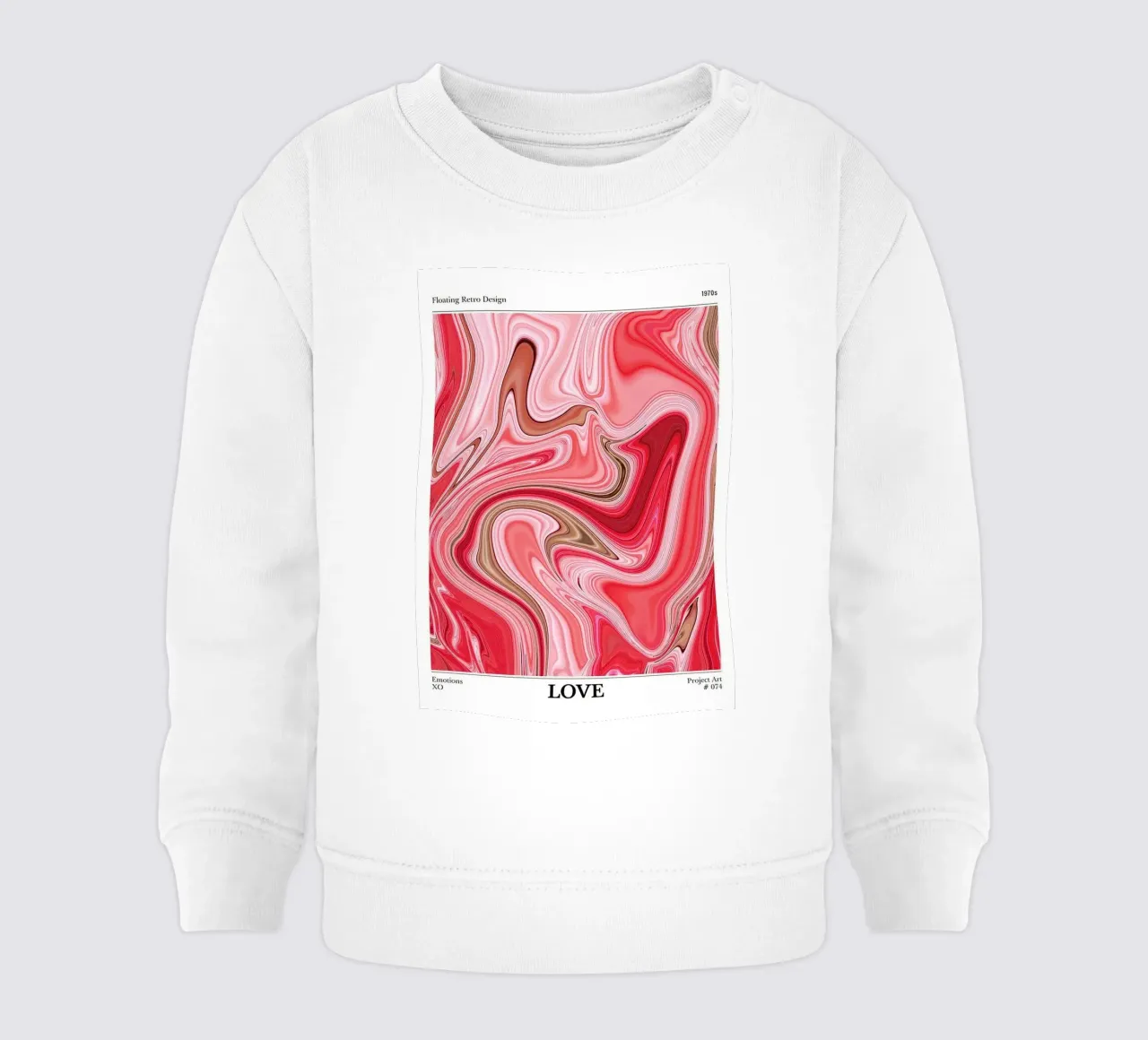 Amore Aura Estetica felpa neonato da Birgitpopshop
