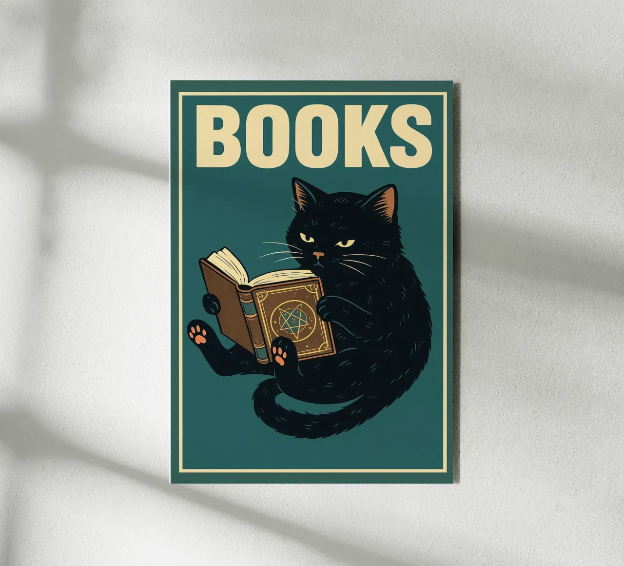 gatto e libro pannello forex da the gan gan