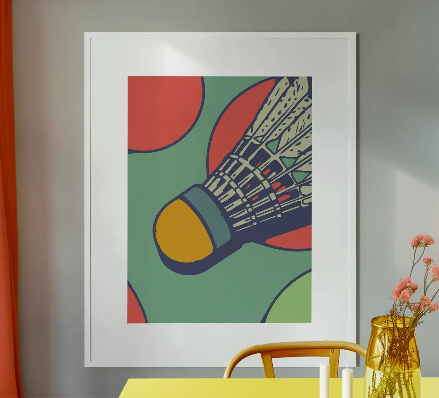 Badminton poster van SPORTS ONLY