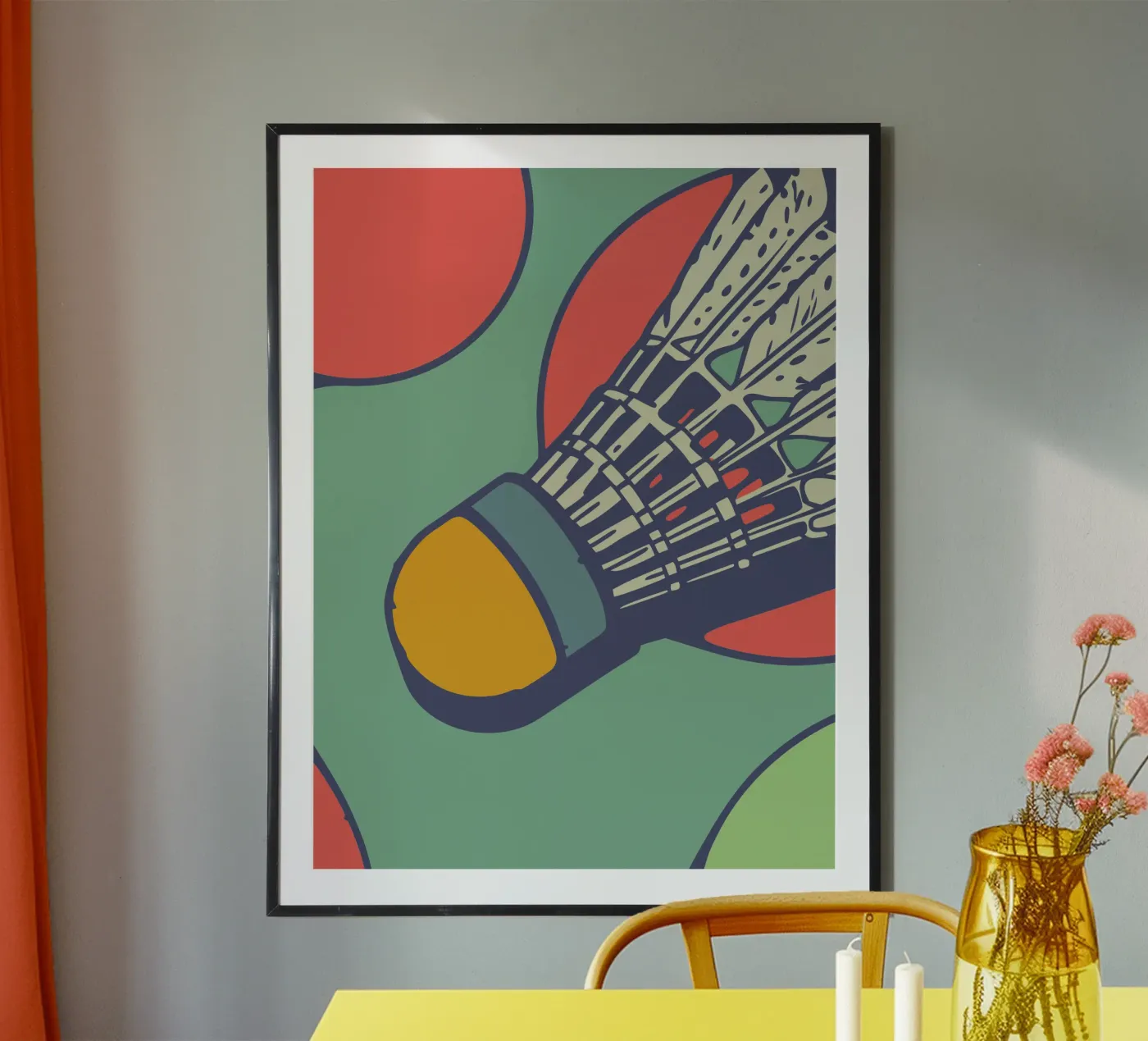 Badminton poster van SPORTS ONLY