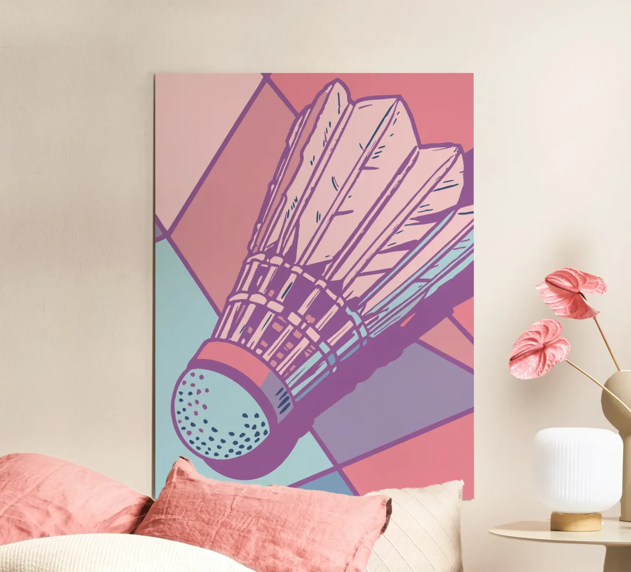 Badminton d'epoca poster da SPORTS ONLY