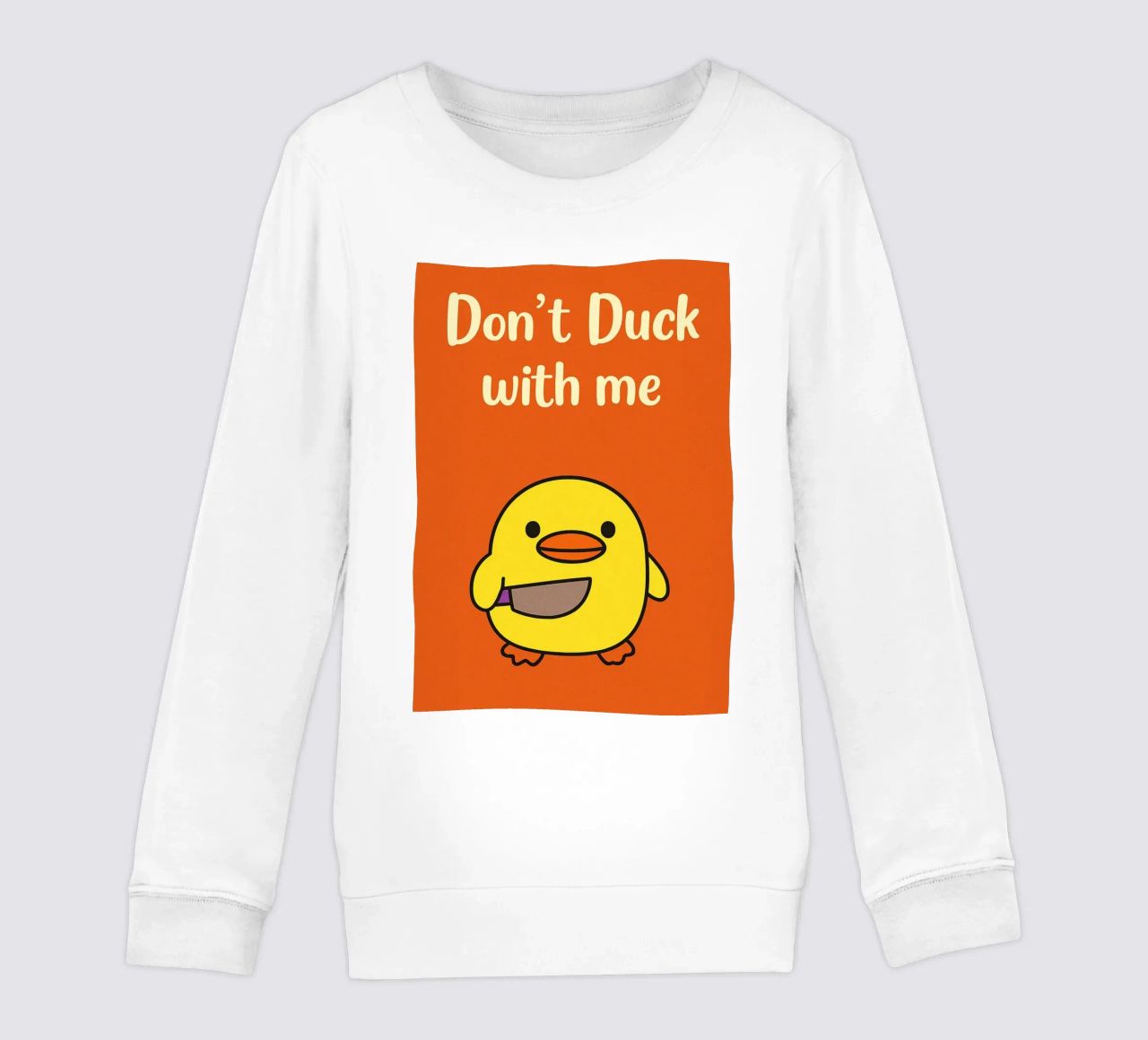 Non fare l'anatra con me Funny Duck felpa bambino da the gan gan