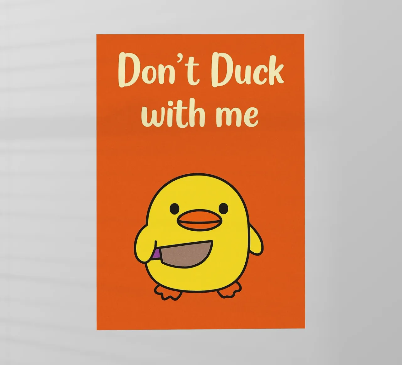 Non fare l'anatra con me Funny Duck pellicola backlit da the gan gan