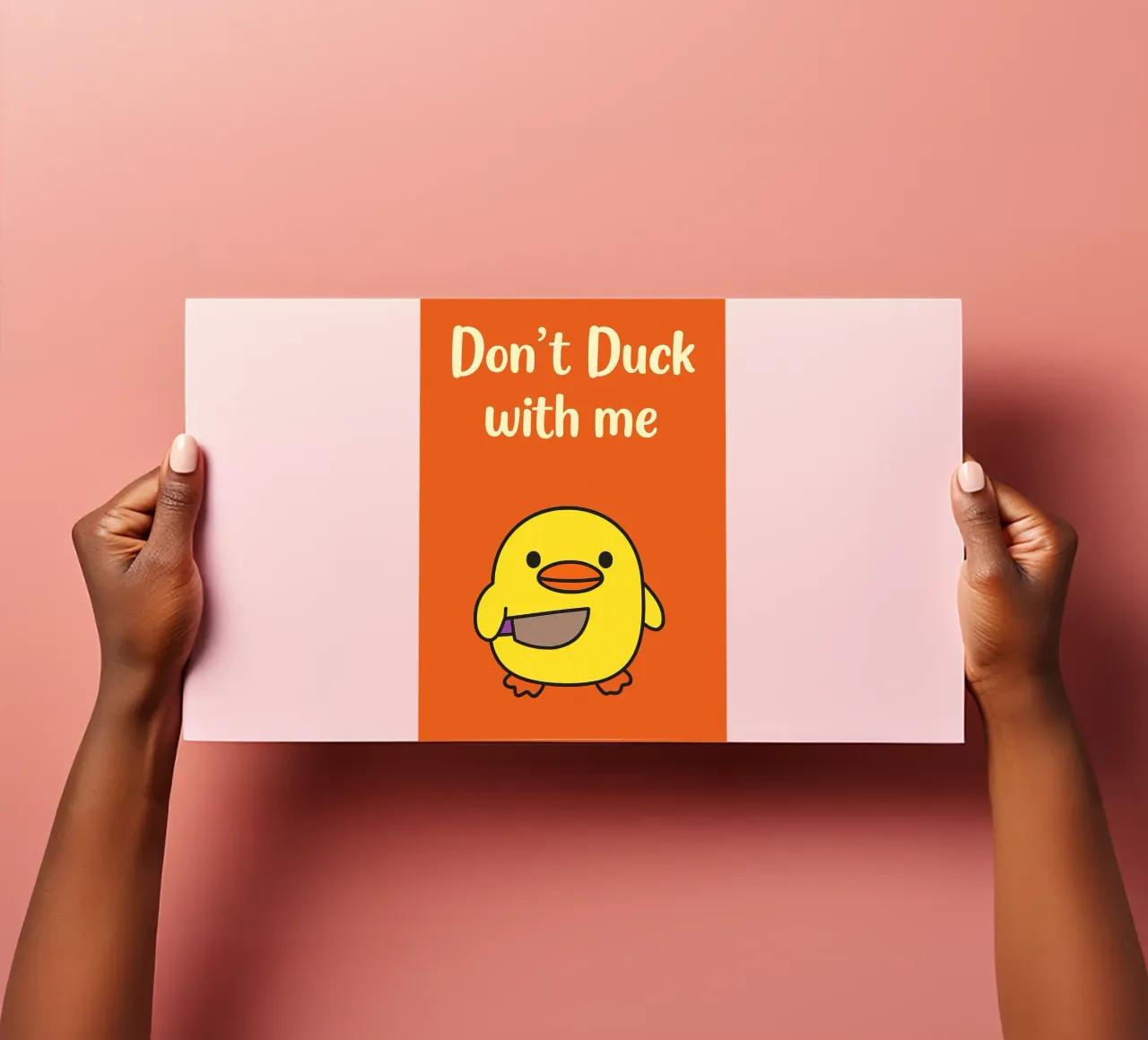 dont duck with me Funny Duck sticker sheet by the gan gan