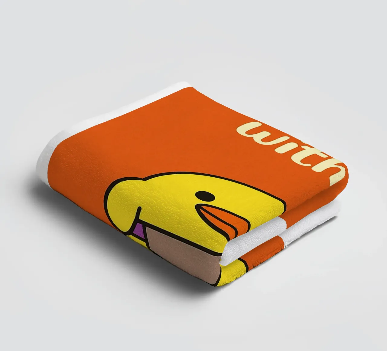 Non fare l'anatra con me Funny Duck asciugamano da bagno da the gan gan