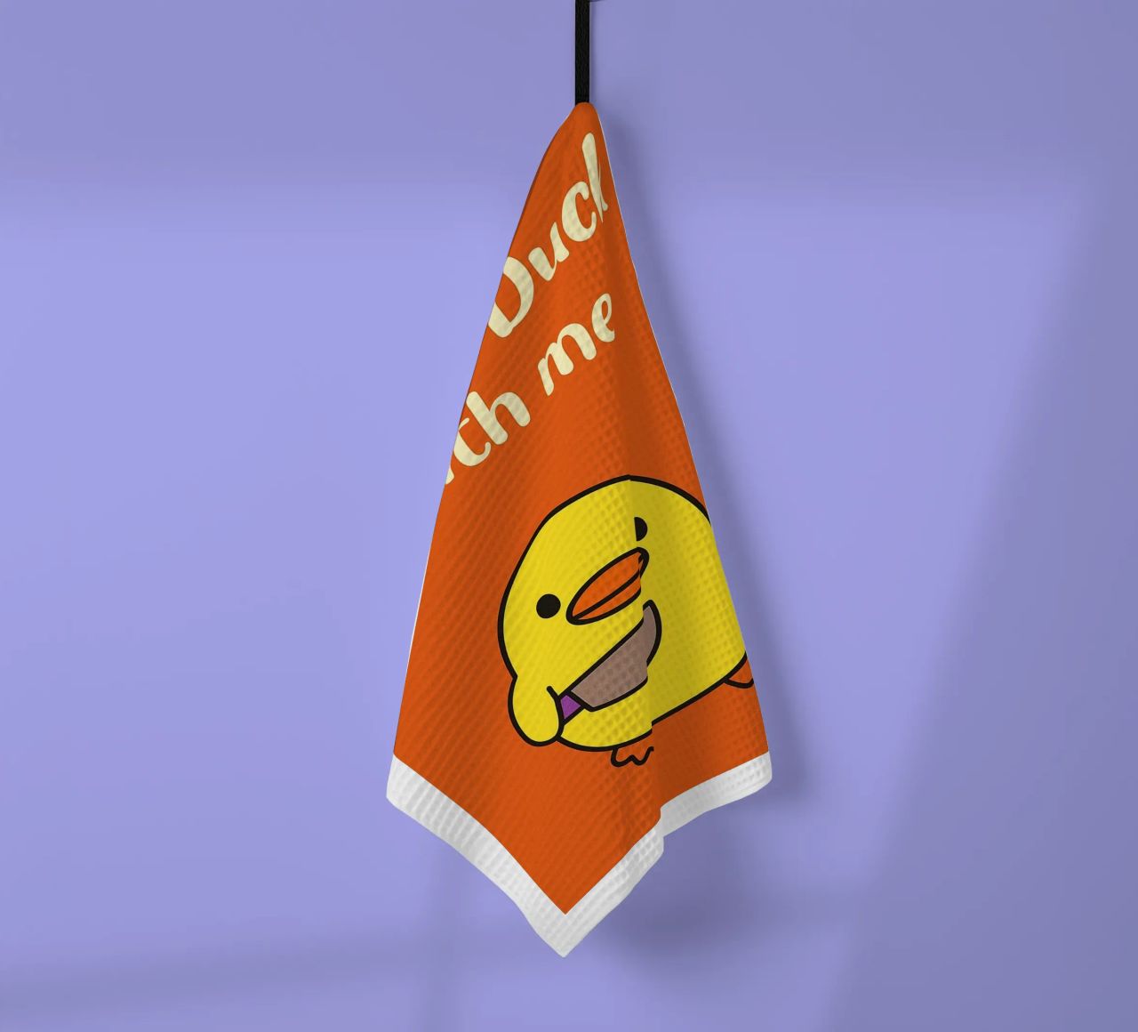 Non fare l'anatra con me Funny Duck canovaccio da cucina da the gan gan
