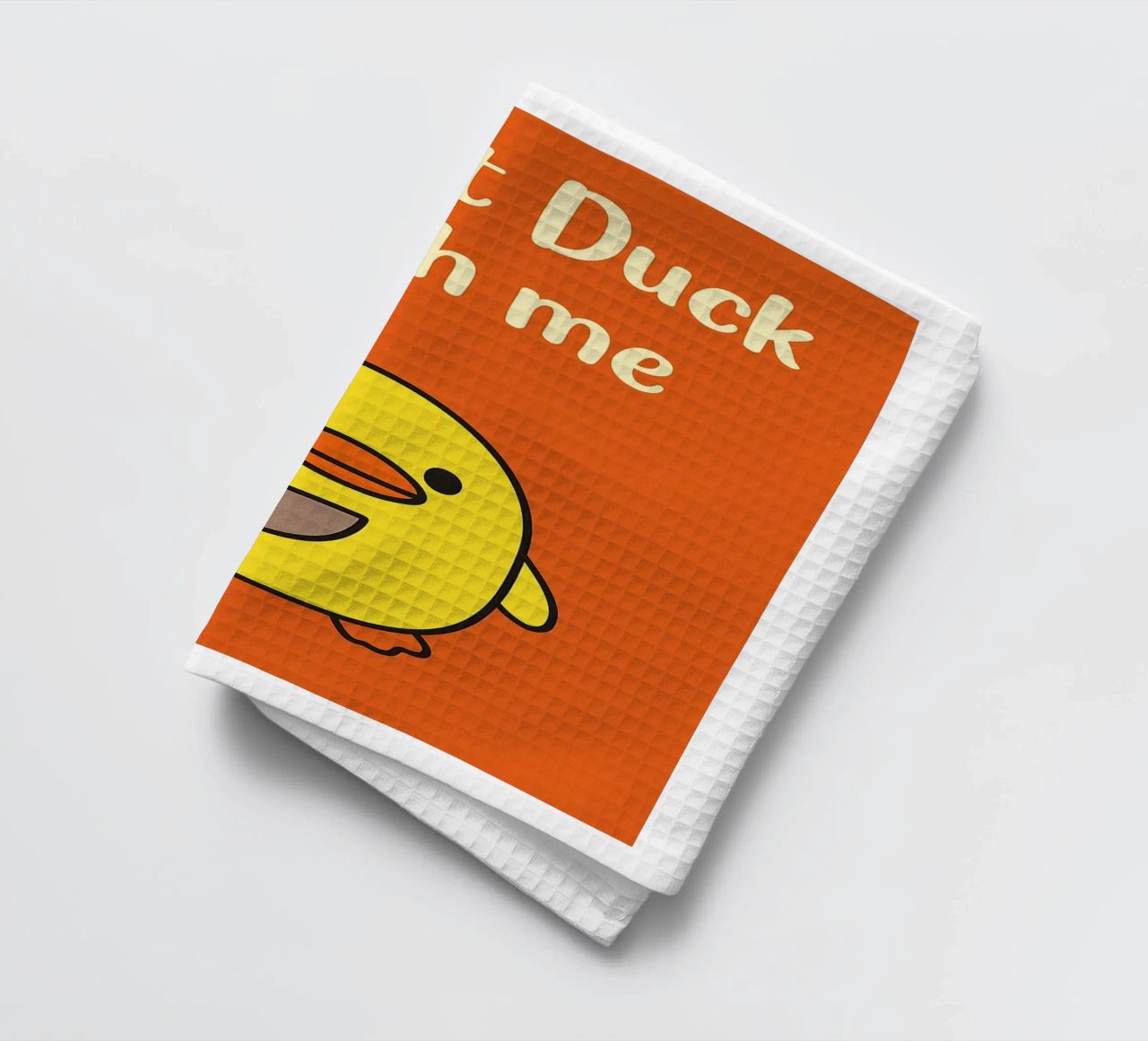 Non fare l'anatra con me Funny Duck canovaccio da cucina da the gan gan