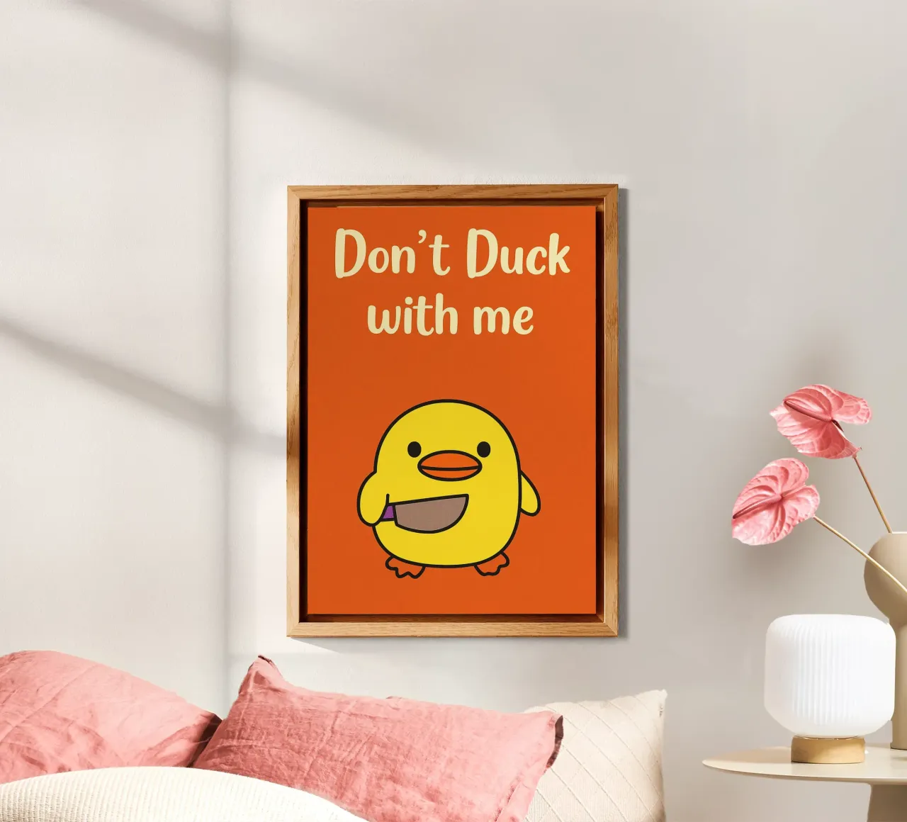 buk niet met mij Funny Duck forex-plaat van the gan gan