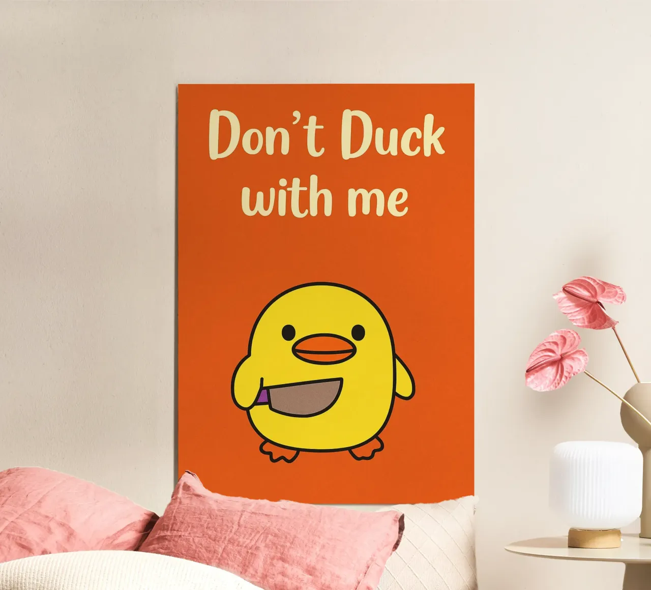 buk niet met mij Funny Duck forex-plaat van the gan gan