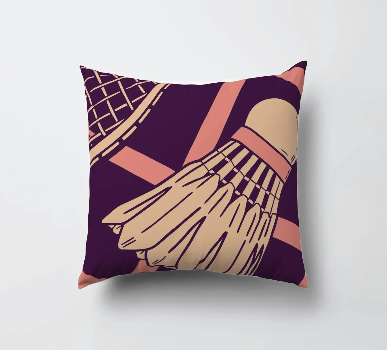 Badminton d'epoca cuscino da SPORTS ONLY
