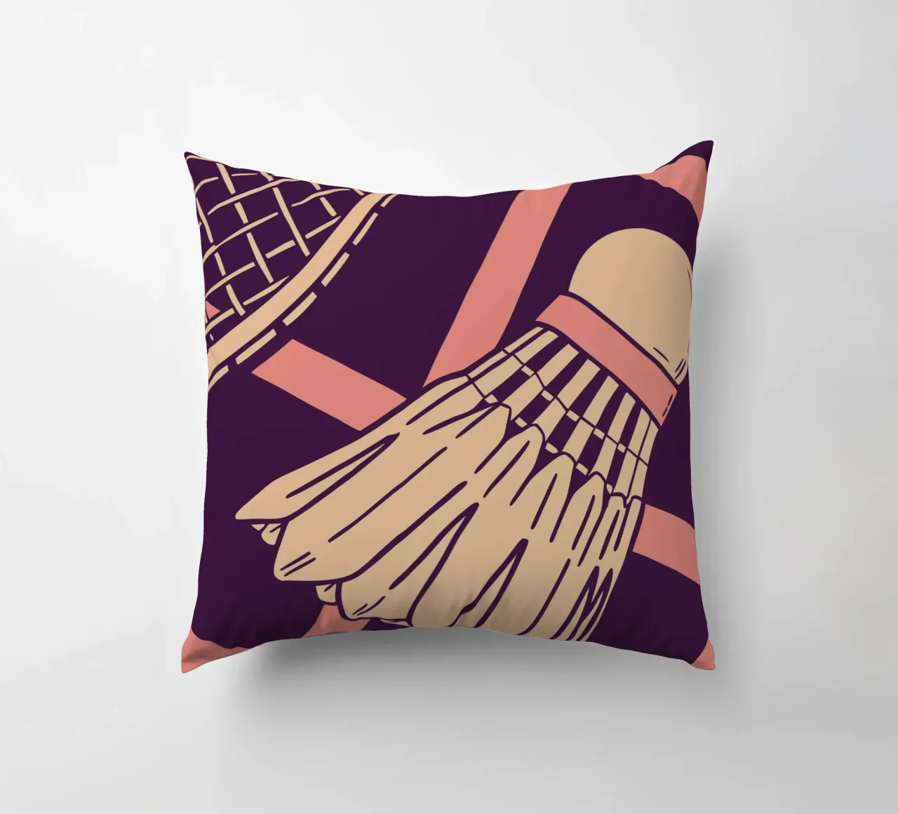 Badminton d'epoca cuscino da SPORTS ONLY