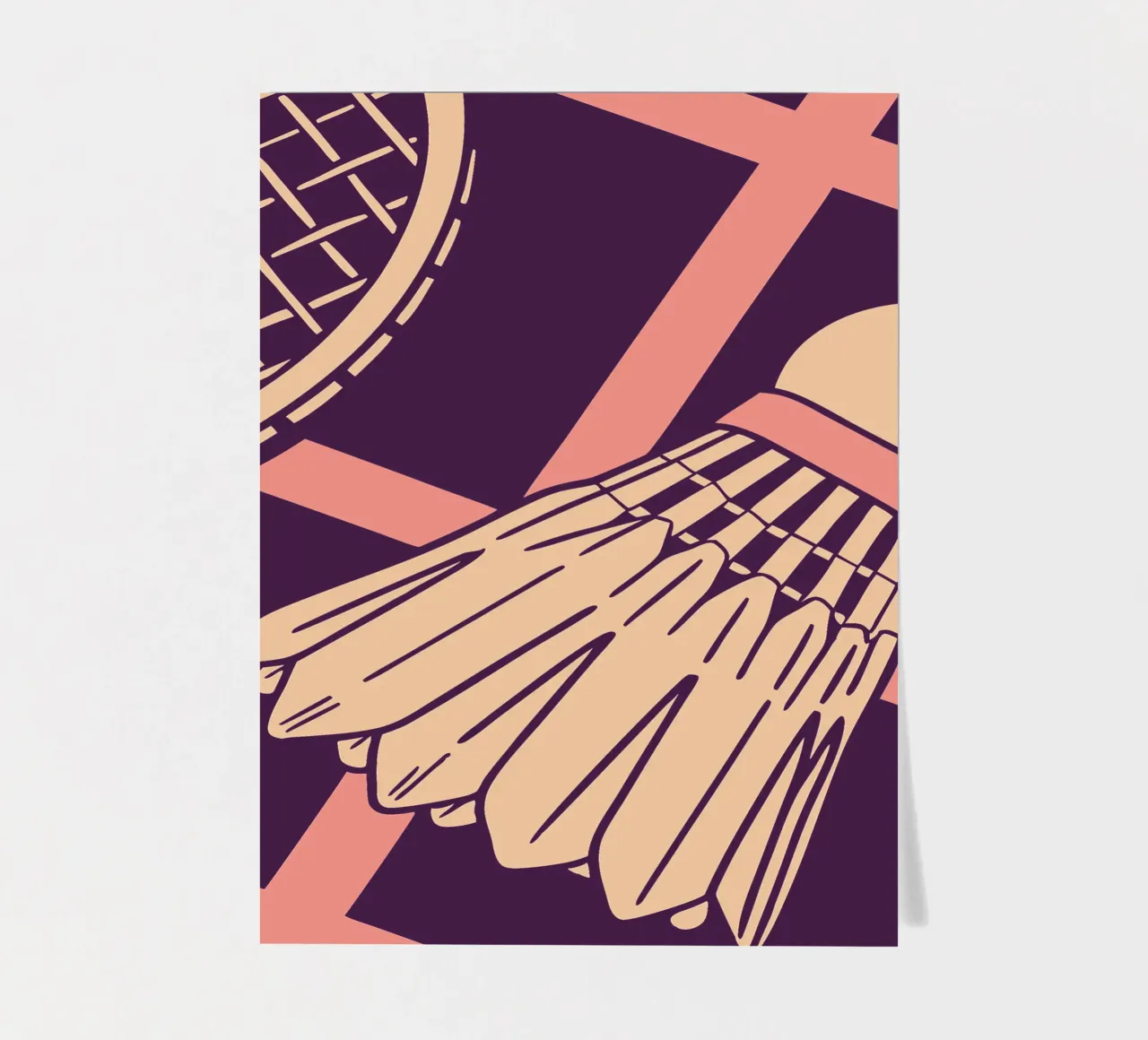 Vintage Badminton sticker sheet by SPORTS ONLY
