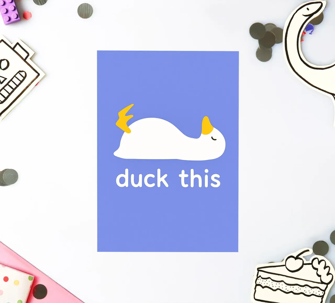 Duck This Silly Goose sticker by the gan gan
