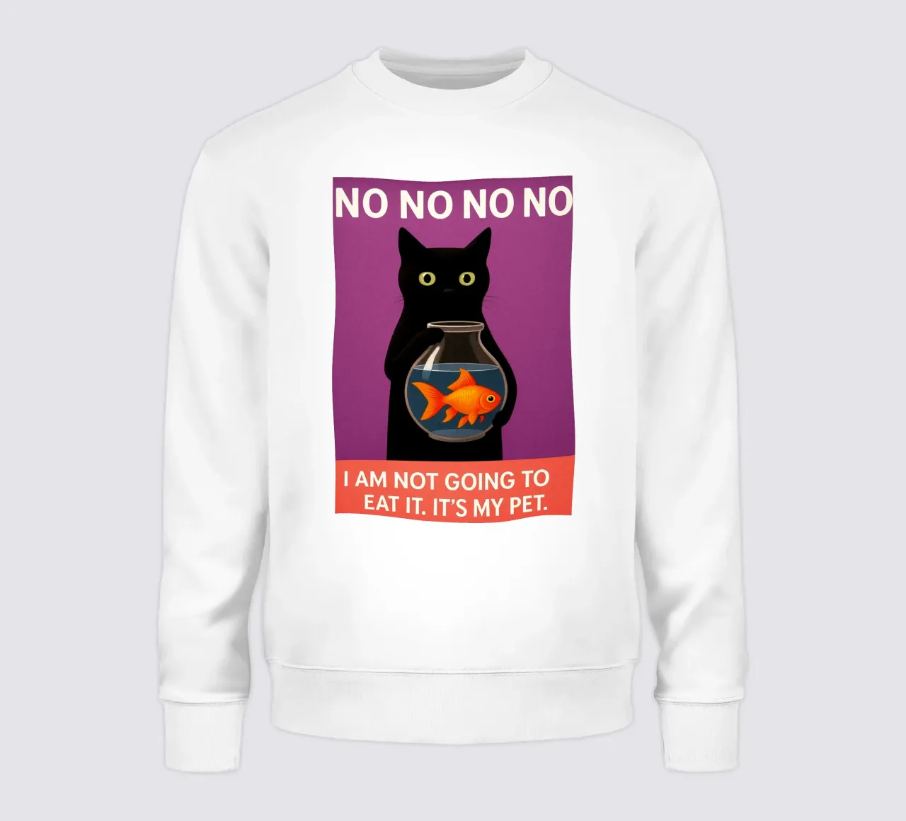 Gatto nero divertente felpa da the gan gan