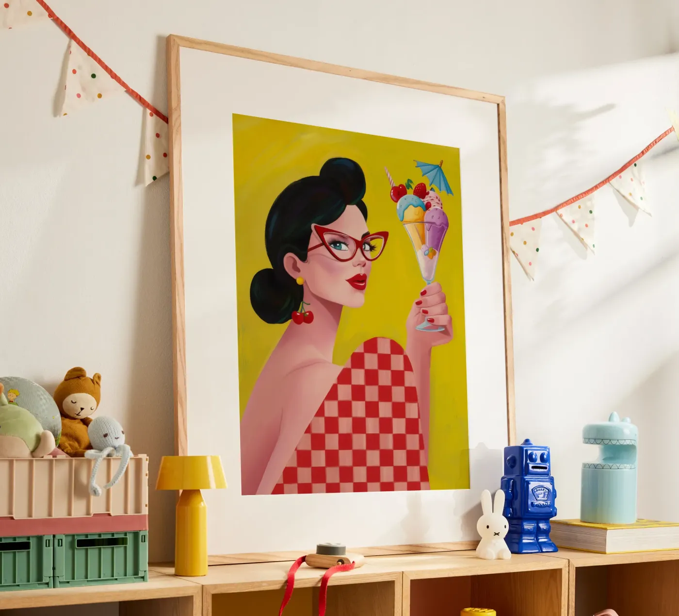 Ijslekkernij poster van Petal Canvas