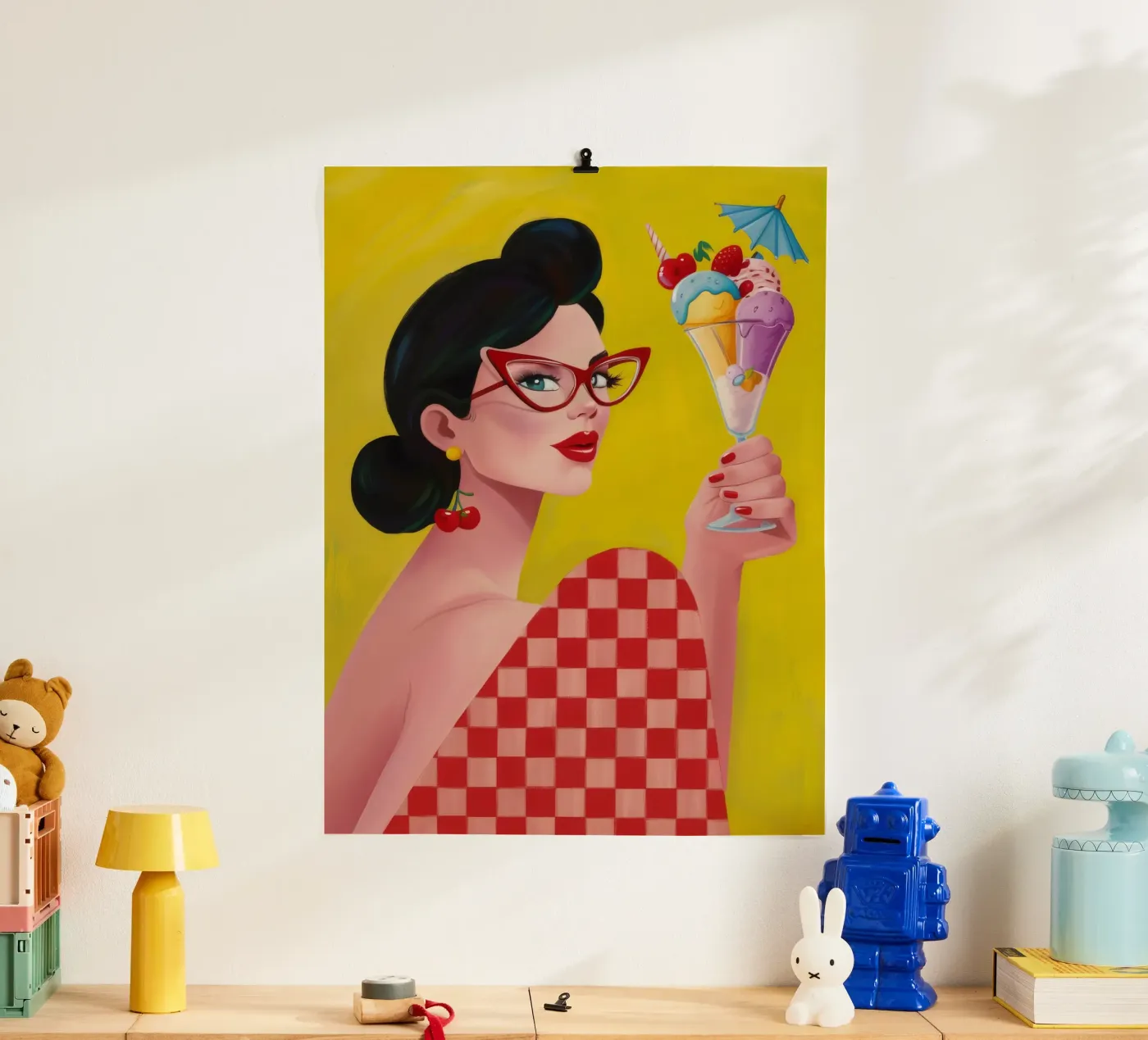 Ijslekkernij poster van Petal Canvas