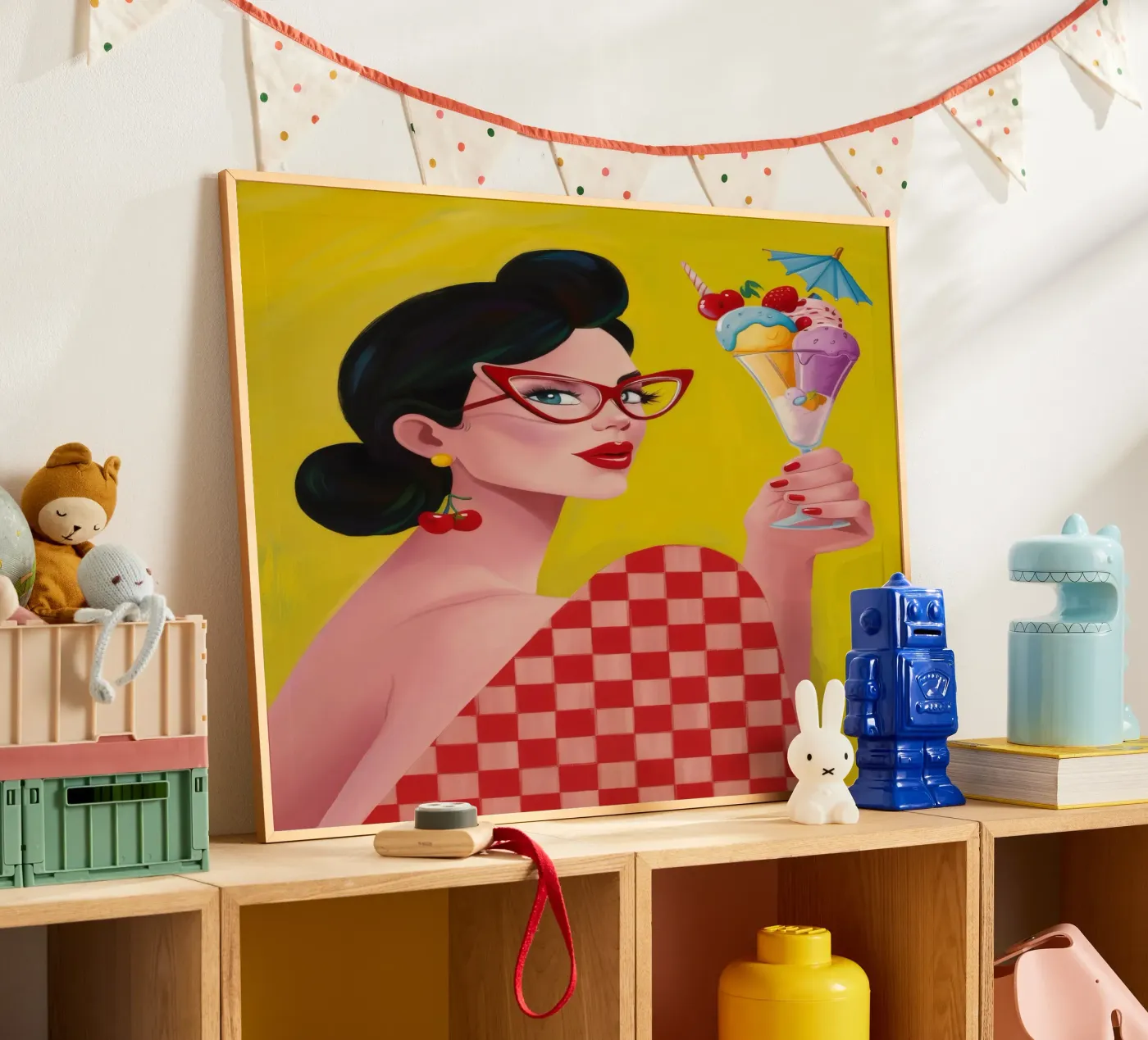 Ijslekkernij poster van Petal Canvas