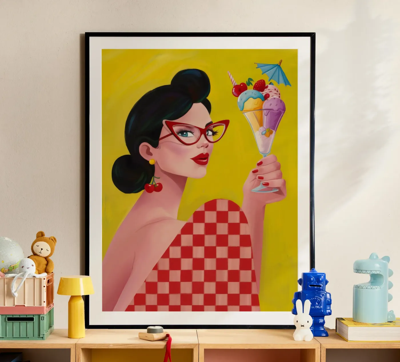 Ijslekkernij poster van Petal Canvas