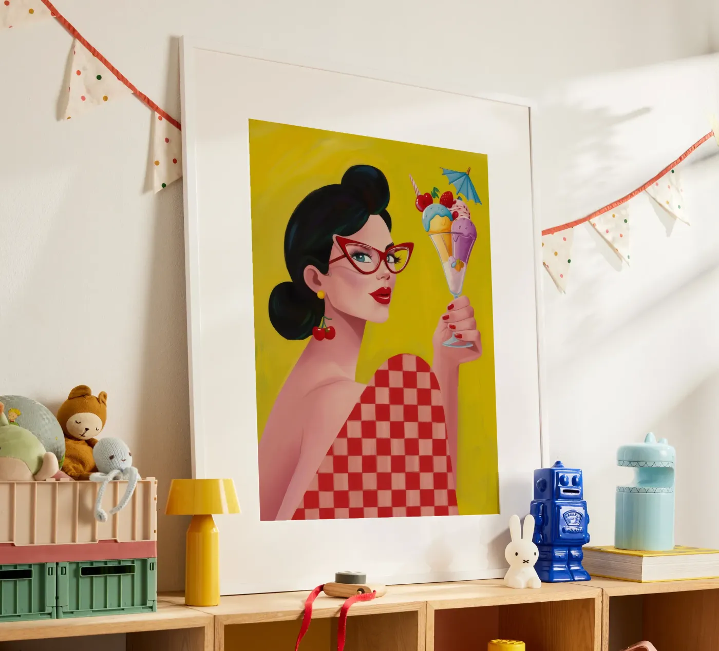 Ijslekkernij poster van Petal Canvas