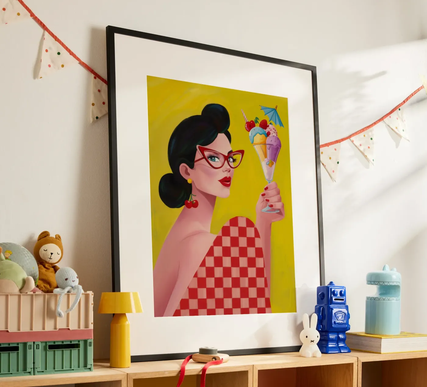 Ijslekkernij poster van Petal Canvas