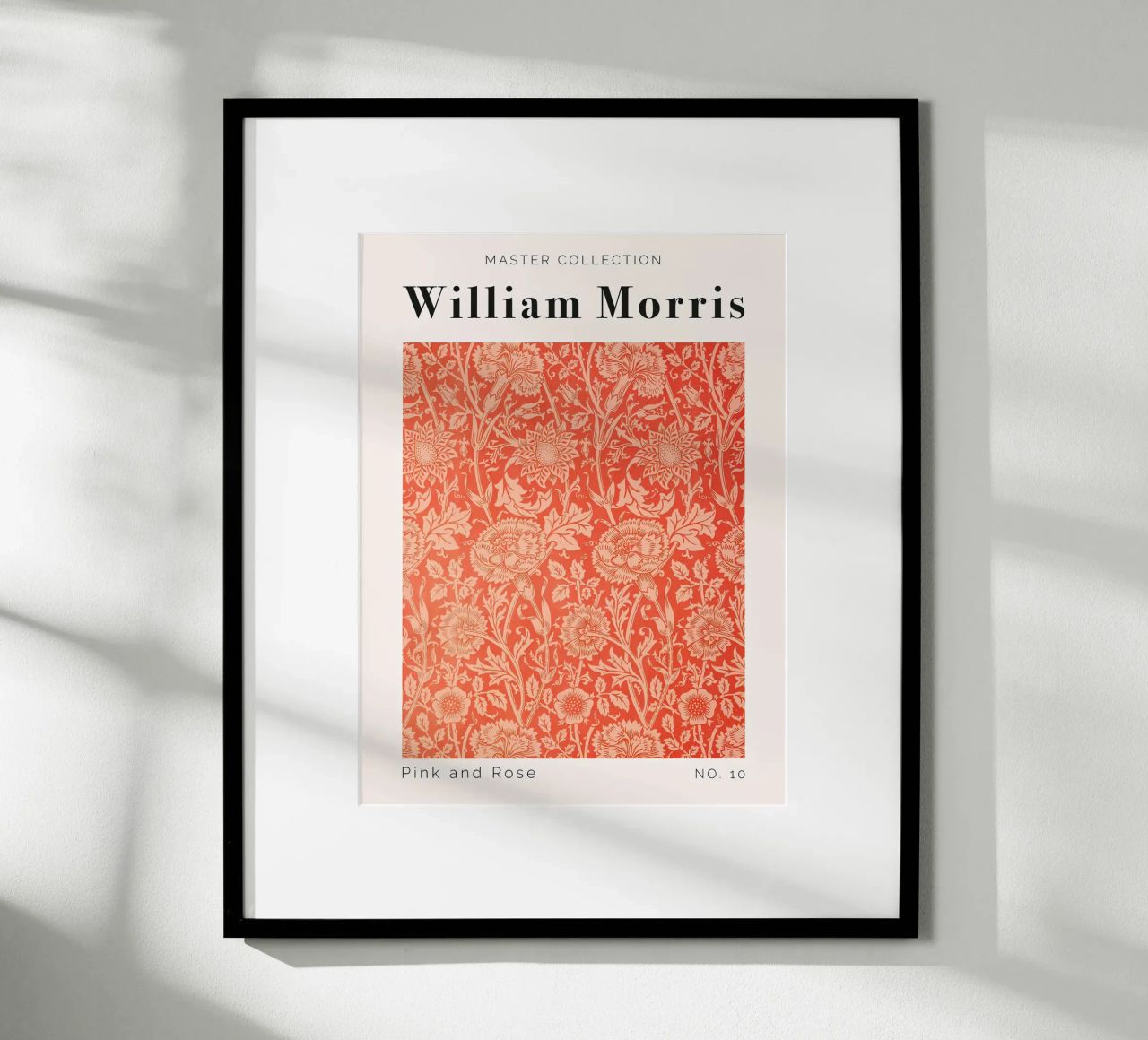 William Morris Pink And Rose Poster von Mirei Aguerro