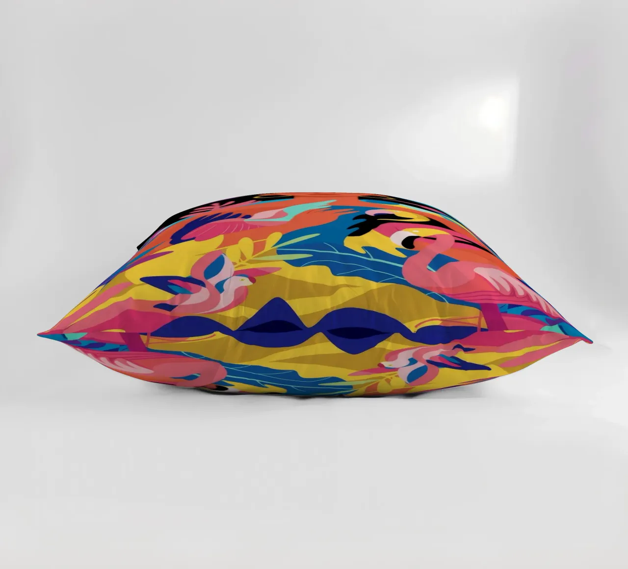 Tropical Dance Vibes decorative cushion by Petal Canvas