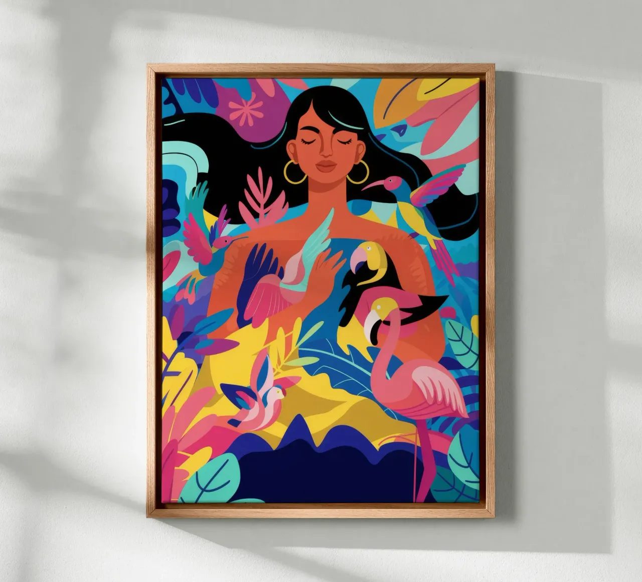 Tropical Dance Vibes canvas by Petal Canvas