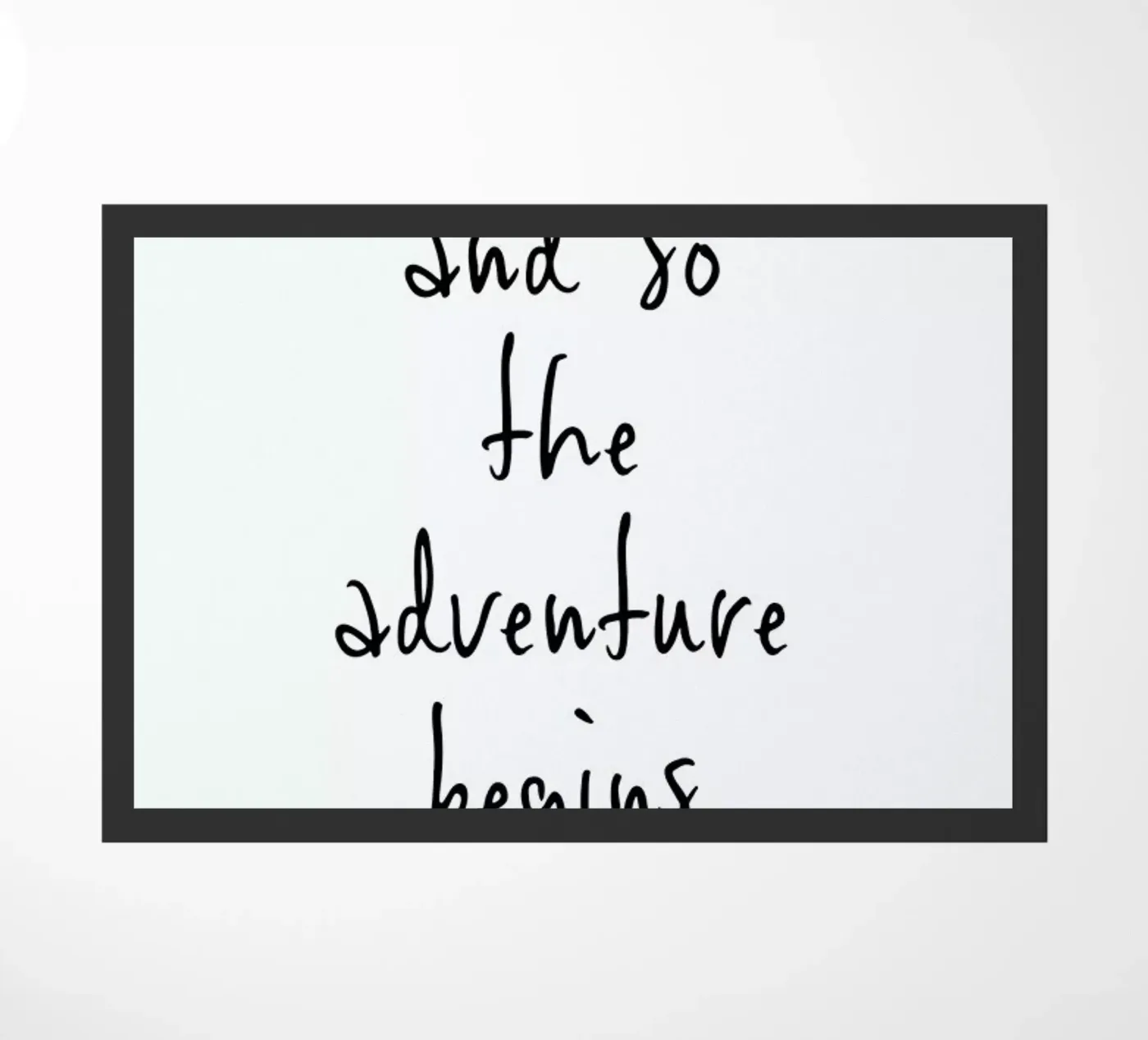Adventure doormat by Ayleen