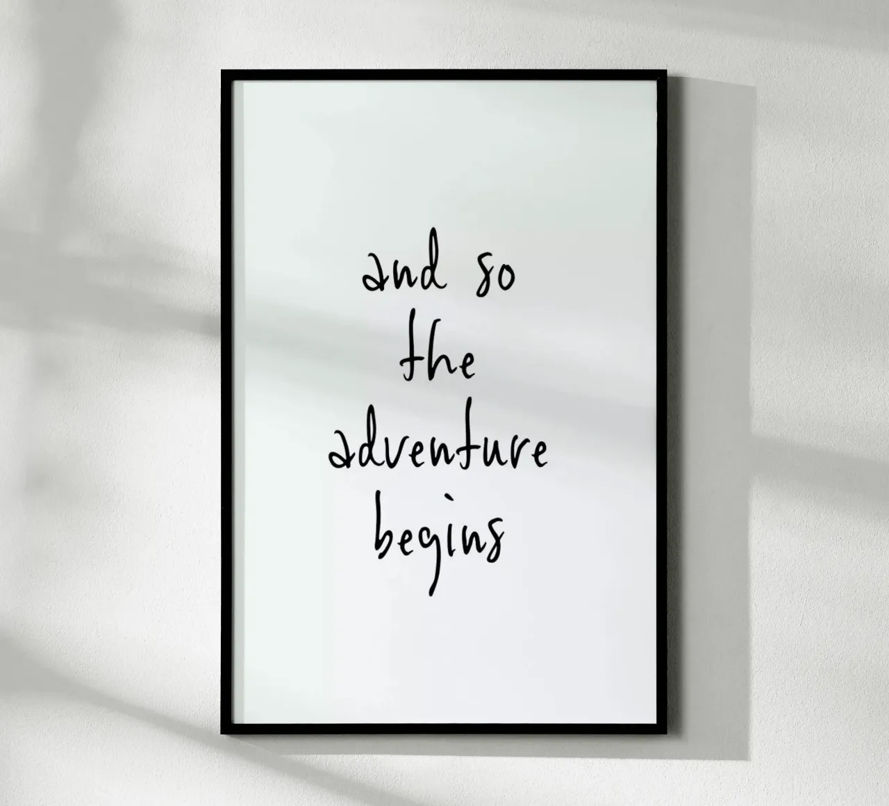 Adventure poster avec cadre en bois de Ayleen