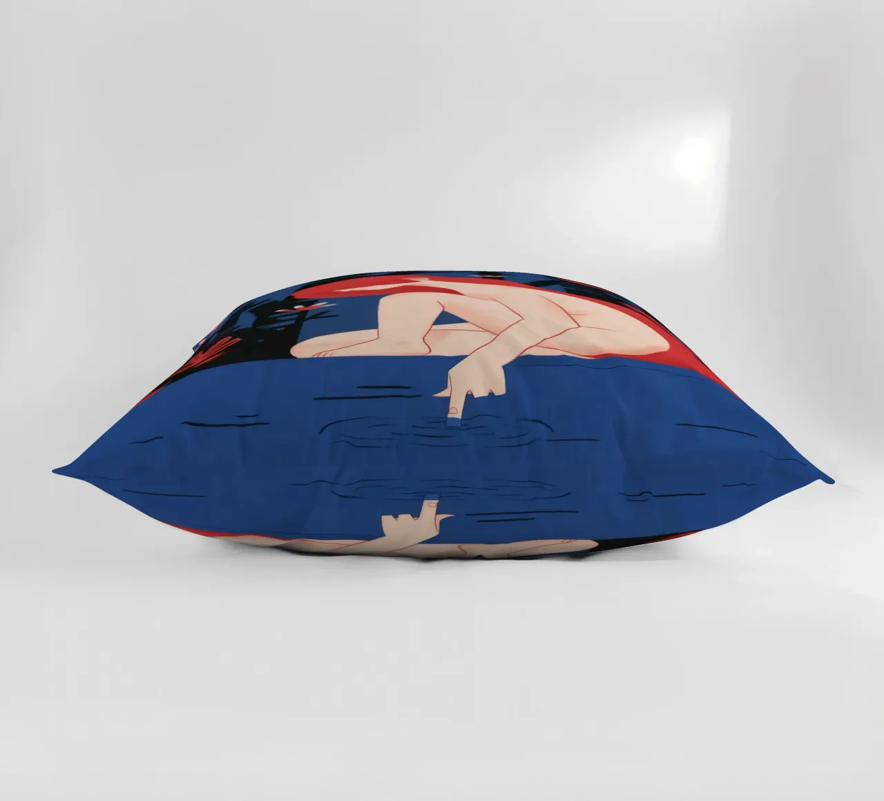 Riflesso d'acqua Tranquillità cuscino da Petal Canvas