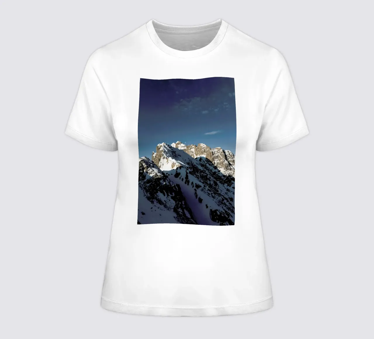 Nordkette by Reisevergnügen women's fitted t-shirt by Reisevergnügen