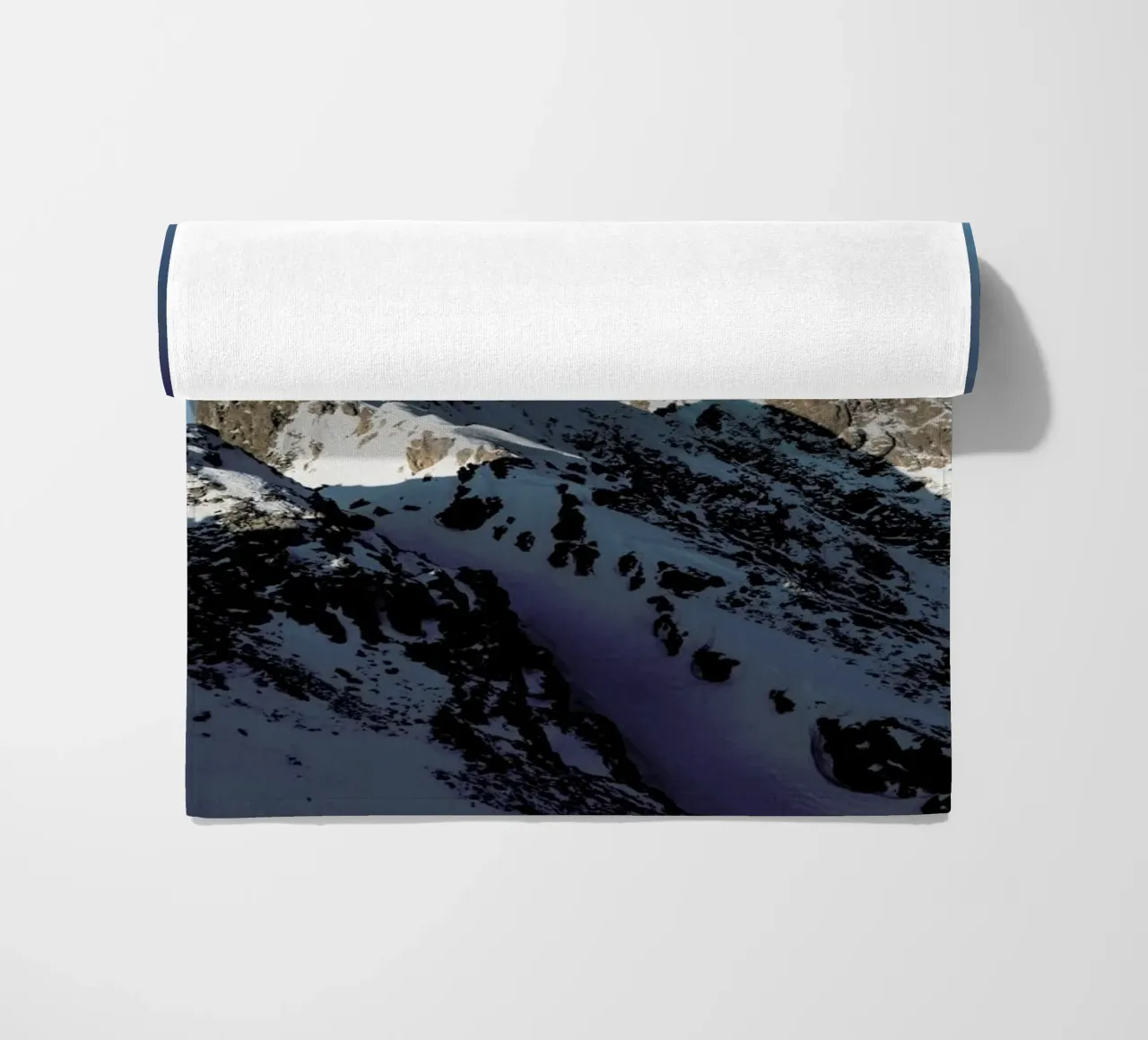 Nordkette by Reisevergnügen beach towel by Reisevergnügen