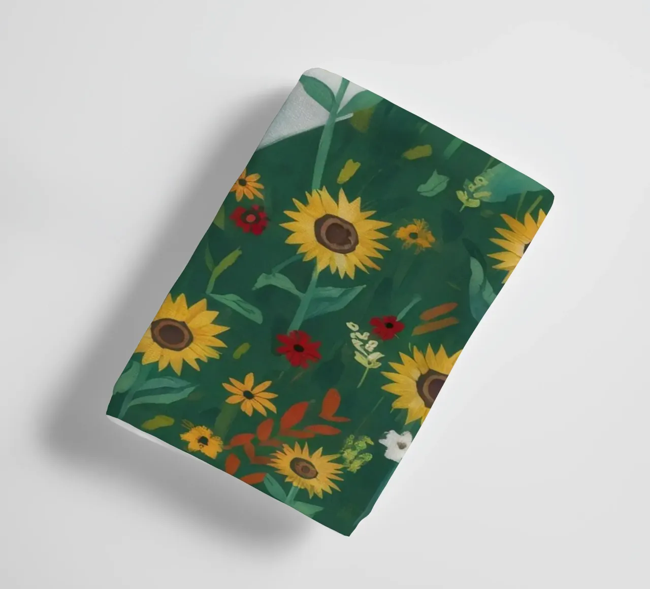 Sunflower Serenity towel by Petal Canvas