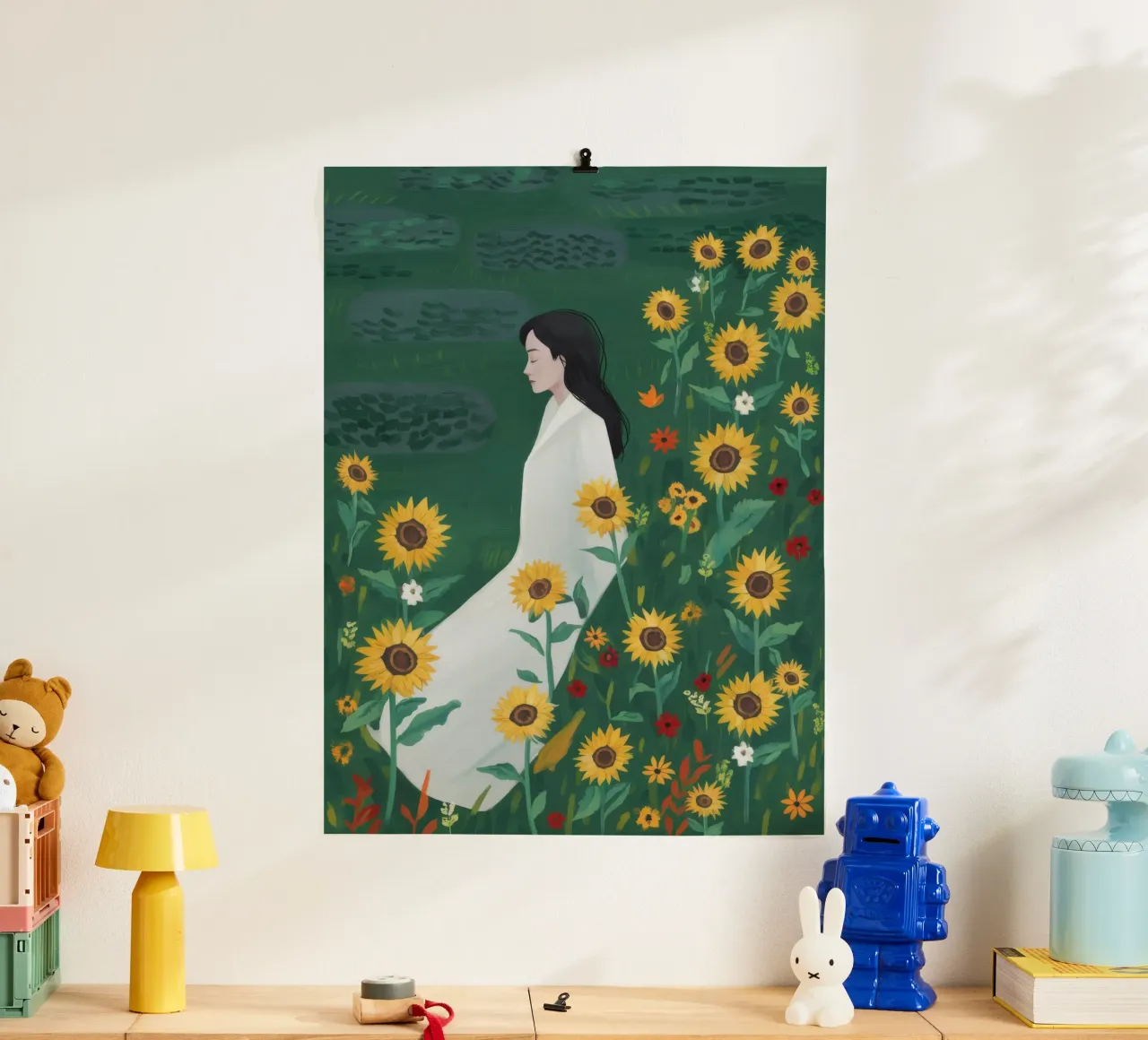 Sunflower Serenity hahnemühle by Petal Canvas