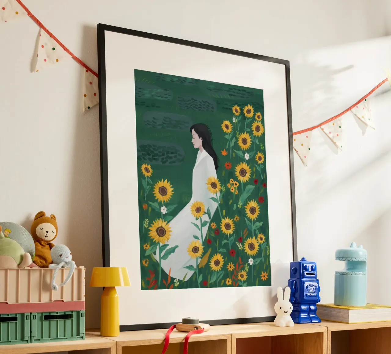 Sunflower Serenity hahnemühle by Petal Canvas