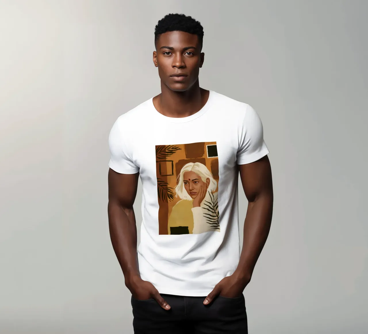 Mistero botanico t-shirt da Petal Canvas