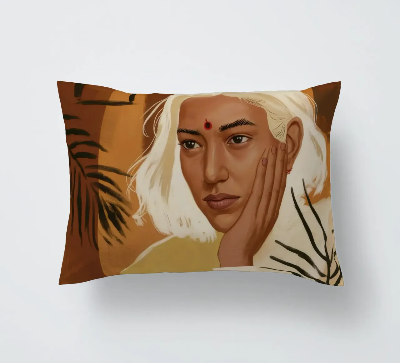 Mistero botanico cuscino da Petal Canvas