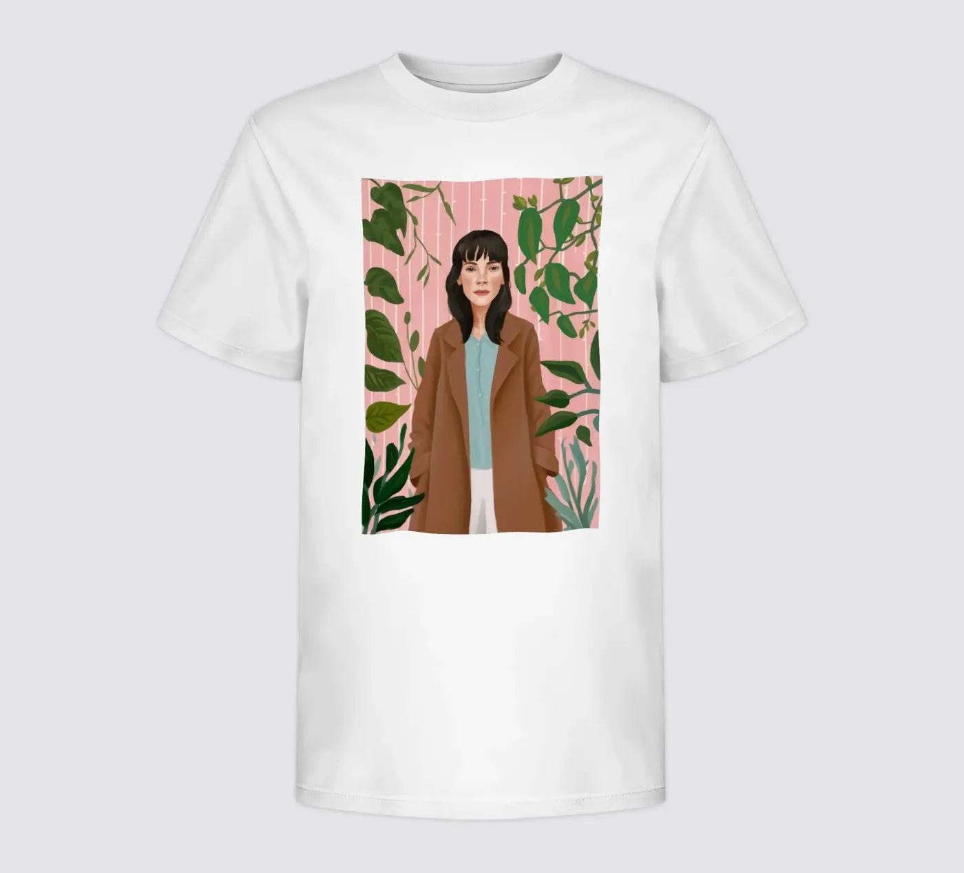 Laubige Eleganz Kinder T-Shirt von Petal Canvas