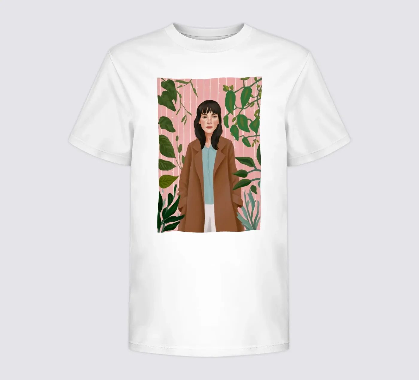 Laubige Eleganz Kinder T-Shirt von Petal Canvas