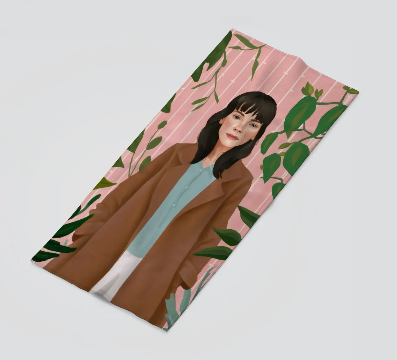 Leafy Elegance telo mare da Petal Canvas