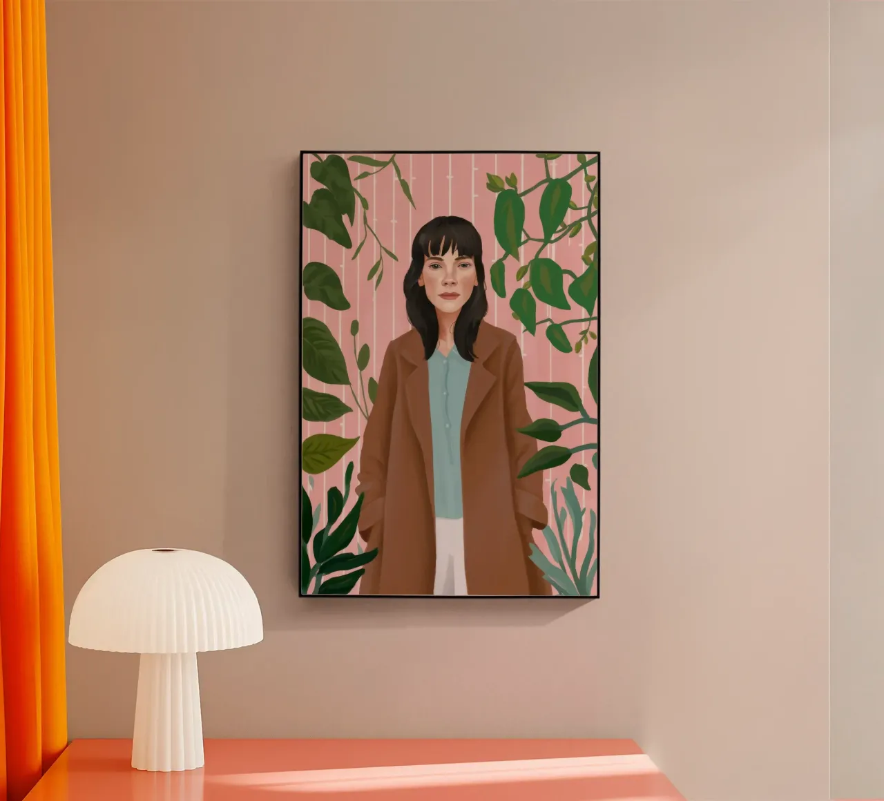 Leafy Elegance plexiglass da Petal Canvas