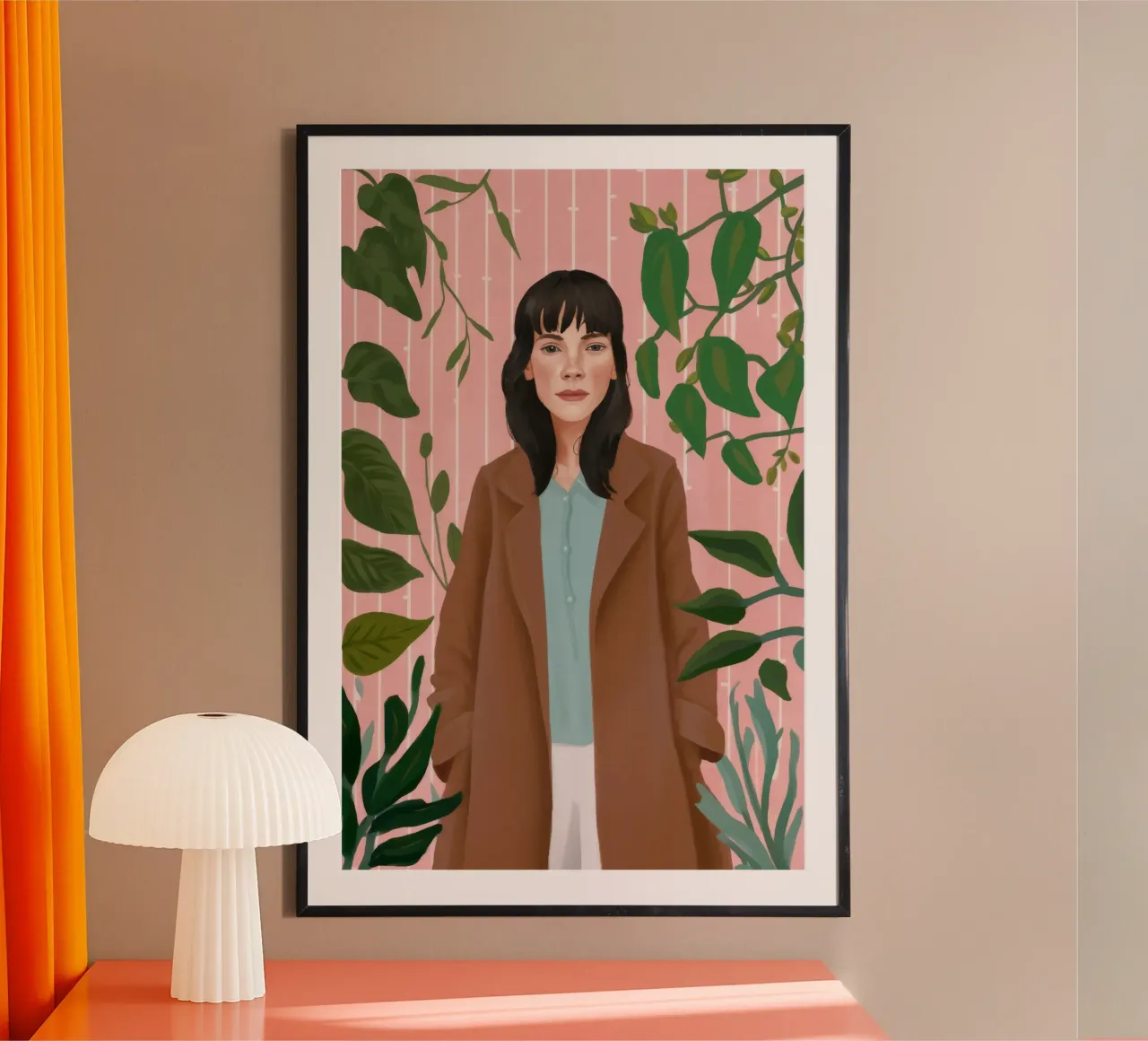 Leafy Elegance poster by Petal Canvas