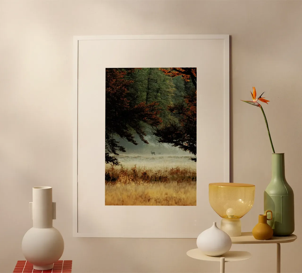 Just Us poster con telaio in legno da METROPOLIS
