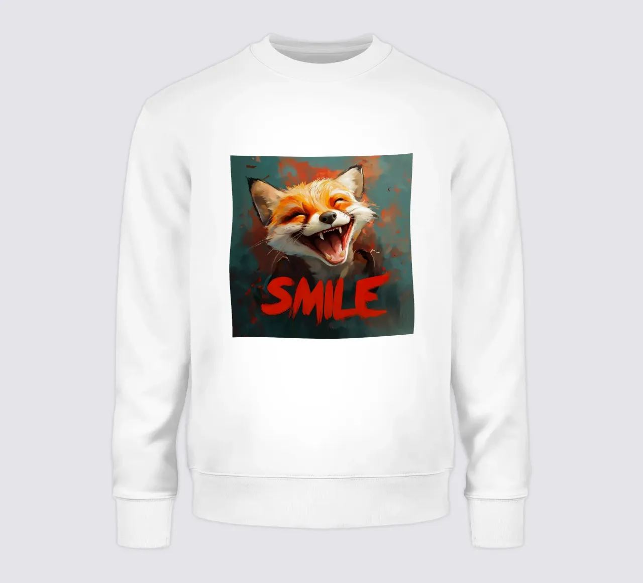Fox Smile felpa da Motivate-Today