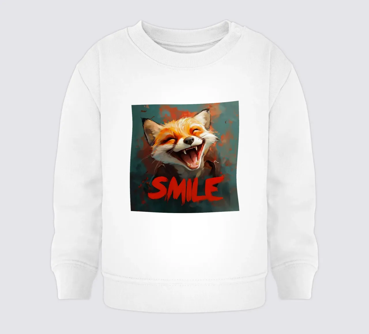 Fox Smile felpa neonato da Motivate-Today
