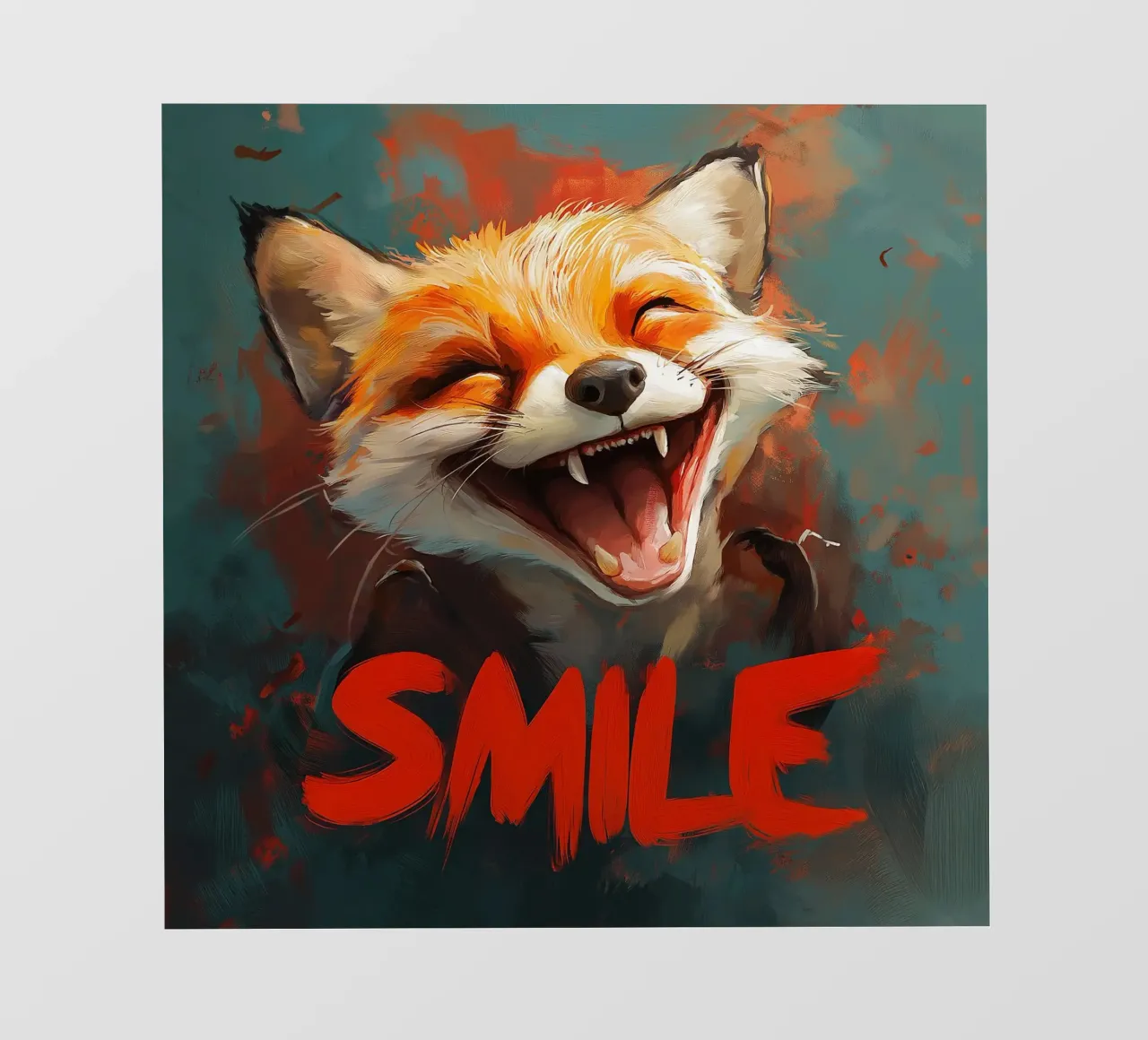Fox Smile pellicola backlit da Motivate-Today